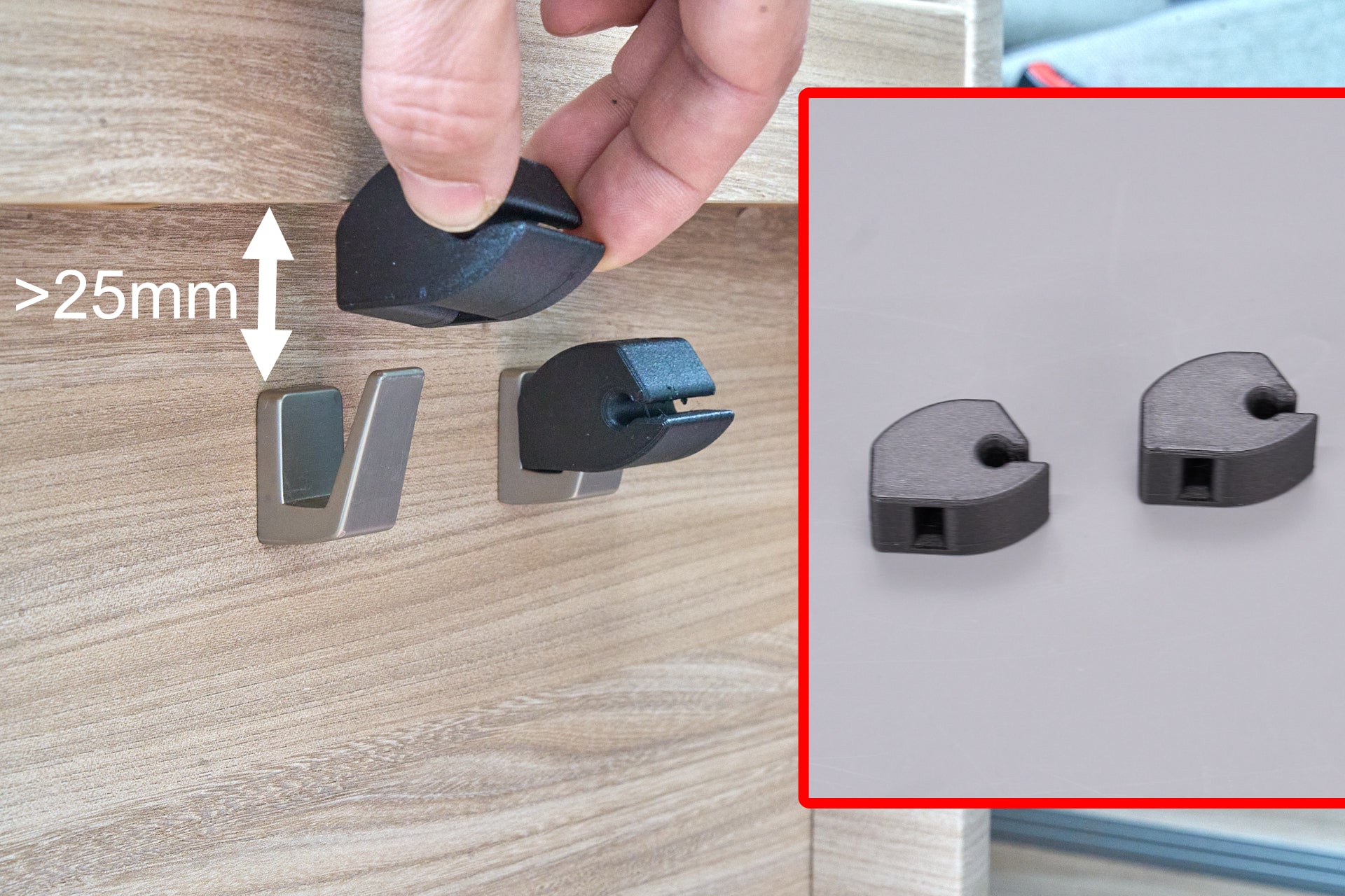 Adapter for Flextrash on "Knaus-Hook"