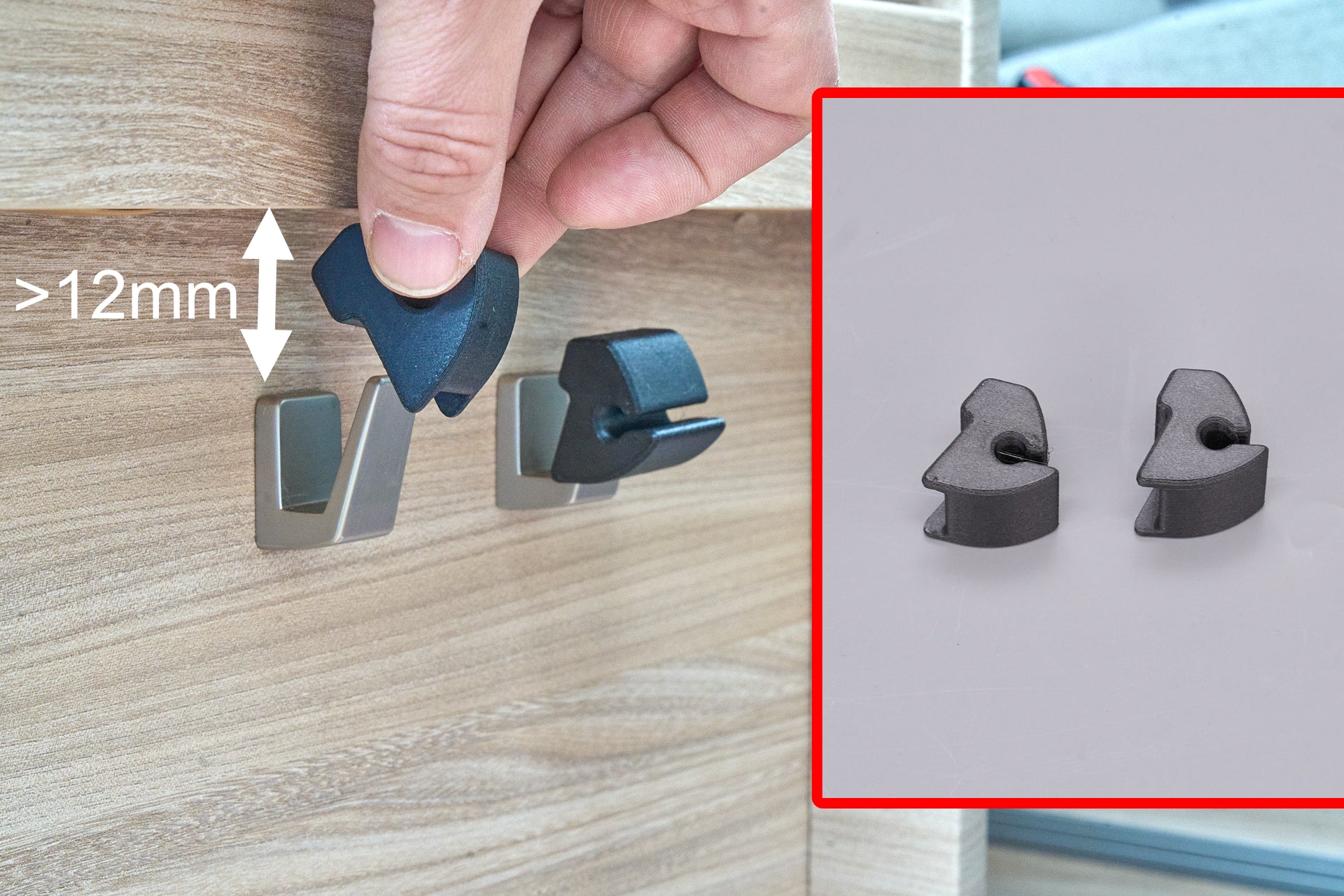 Adapter for Flextrash on "Knaus-Hook"