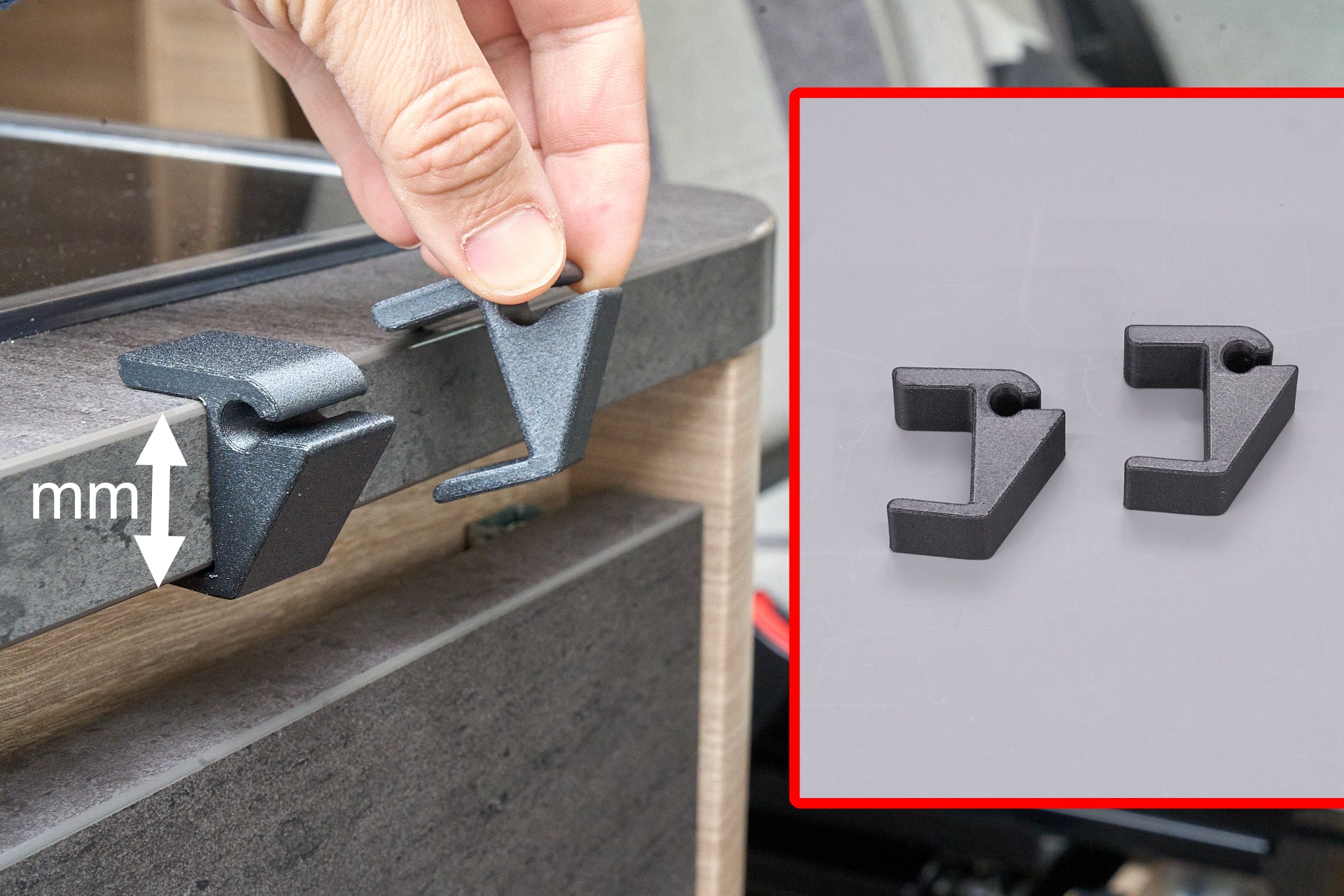 Adapter for Flextrash on "Knaus-Hook"